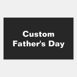 Personalisiertes Vater-Geschenk für den Vatertag Rechteckiger Aufkleber