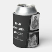 Personalisiertes "Vater Sie sind Magie" Zwei Väter Dosenkühler (Kanne Vorderseite)
