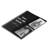 Personalisiertes "Vater Sie sind Magie" Zwei Väter Notizblock (Linke Seite)