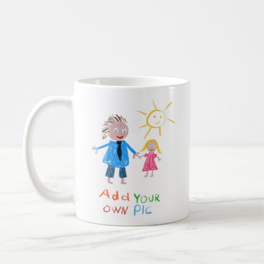 Personalisiertes Vatertags-Geschenk von den Kaffeetasse (Links)