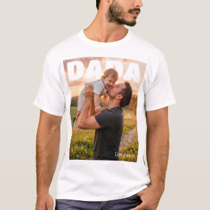 Personalisiertes Vatertags-PhotoPop-Foto-T-Shirt T-Shirt