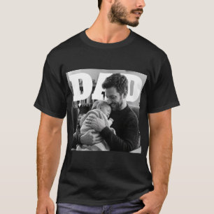 Personalisiertes Vatertags-PhotoPop-Foto-T-Shirt T-Shirt