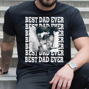 Personalisiertes Vatertags-Shirt mit Kinderfoto, T-Shirt