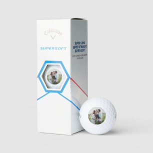 Personalisiertes Vatertagsgeschenk Familienfoto Golfball