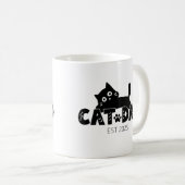 Personalisiertes Vatertagsgeschenk für Katzenliebh Kaffeetasse (VorderseiteRechts)