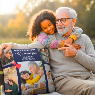Personalisiertes Vatertagsgeschenk für Opa Kissen