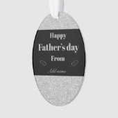 Personalisiertes Vatertagsgeschenk Ornament (Vorderseite)
