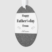 Personalisiertes Vatertagsgeschenk Ornament (Vorderseite)