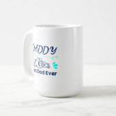 Personalisiertes Vatertagsgeschenk Papa Kaffeetasse (Vorderseite Links)