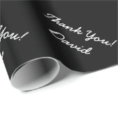 Personalisiertes Verpackungspapier | danken Ihnen! Geschenkpapier (Rolleneckpunkt)