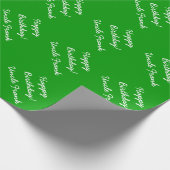 Personalisiertes Verpackungspapier für Geschenkpapier (Ecke)