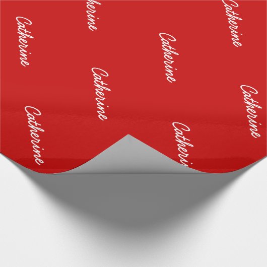 Personalisiertes Verpackungspapier mit elegantem Geschenkpapier (Ecke)