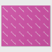 Personalisiertes Verpackungspapier mit Geschenkpapier (Flach)