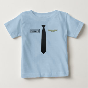 Personalisiertes VersuchsShirt, Luftfahrt scherzt Baby T-shirt
