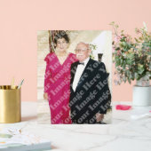 Personalisiertes vertikales Foto Akryllisches Zeic Acrylschild (Hochzeit)