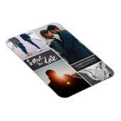 Personalisiertes, vertikales Skript-Save the Date- Magnet (Rechte Seite)