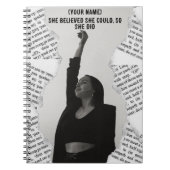 Personalisiertes Vertrauen in Ihr eigenes Notebook Notizblock (Vorderseite)