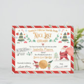 Personalisiertes Verzeichnis von Santa Offiziell N (Stehend Vorderseite)