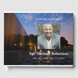 Personalisiertes vietnamesisches Veteran-Memorial Gästebuch