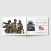 Personalisiertes vietnamesisches Veteran-Memorial Gästebuch (Voll)