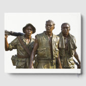 Personalisiertes vietnamesisches Veteran-Memorial Gästebuch (Rückseite)