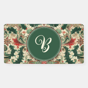 Personalisiertes Viktorianisch/Weihnachten Banner