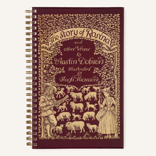 Personalisiertes Viktorianisches Buch Dotted Journ (Vorderseite)