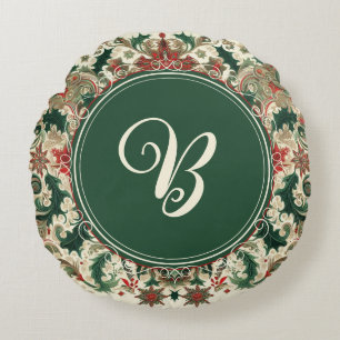 Personalisiertes viktorianisches/klassisches/vinta rundes kissen