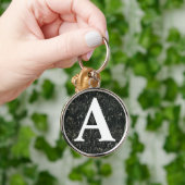 Personalisiertes viktorianisches Marmorpapier Schlüsselanhänger (Hand)