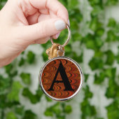 Personalisiertes viktorianisches Marmorpapier Schlüsselanhänger (Hand)