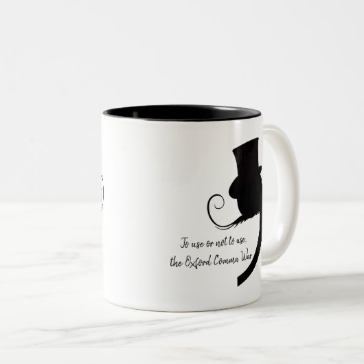 Personalisiertes Villainous Comme Zweifarbige Tasse (VorderseiteRechts)