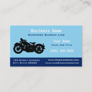 Personalisiertes Vintage-/Classic-Motorrad Visitenkarte