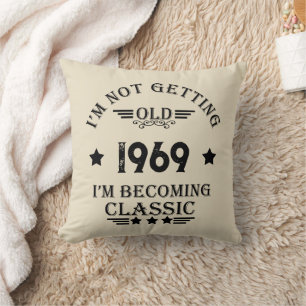 Personalisiertes Vintage-Geschenk zum 50. Geburtst Kissen