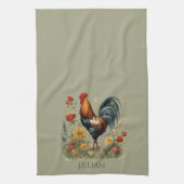 Personalisiertes Vintage-Landhaus Geschirrtuch (Vertikal)