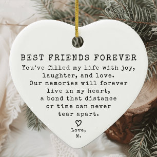 Personalisiertes Vintage-Minimal-Weihnachten für b Keramik Ornament