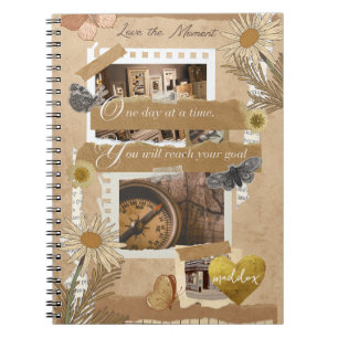 Personalisiertes Vintage-Notizbuch - Liebe den Mom Notizblock