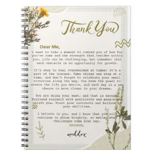 Personalisiertes Vintage-Notizbuch - Liebes Ich Notizblock