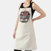 Personalisiertes Vintage-Pitmaster-BBQ-Logo Schürze (InSitu)