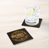 Personalisiertes Vintage-Pub-Schild aus rustikalem Untersetzer (Vor Ort)