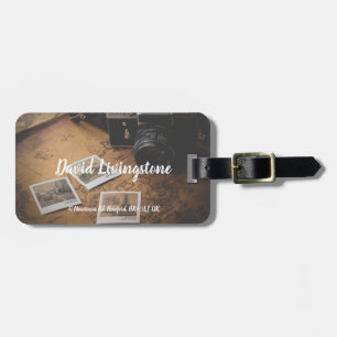 Personalisiertes Vintage Reisegepäck Gepäckanhänger