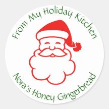 Personalisiertes Vintage-Santa-Weihnachtsbacken