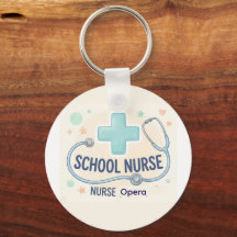 Personalisiertes Vintage-Schulkrankenschwester-Sch