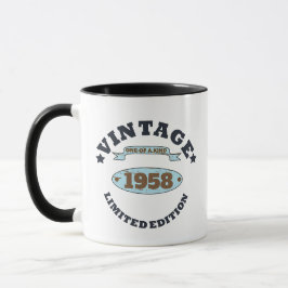 Personalisiertes Vintages 65. Geburtstagsgeschenk Tasse