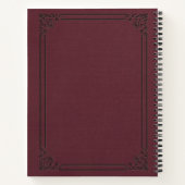 Personalisiertes Vintages Adventure Journal Notizblock (Rückseite)