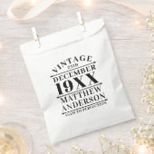 Personalisiertes Vintages Alter bis zur Perfektion Geschenktütchen (Ausgeschnitten)