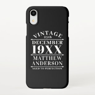 Personalisiertes Vintages Alter bis zur Perfektion iPhone Hülle