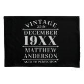 Personalisiertes Vintages Alter bis zur Perfektion Kissenbezug (Vorderseite)