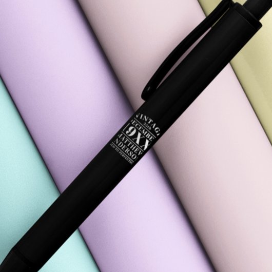 Personalisiertes Vintages Alter bis zur Perfektion Kugelschreiber