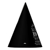 Personalisiertes Vintages Alter bis zur Perfektion Partyhütchen (Links)