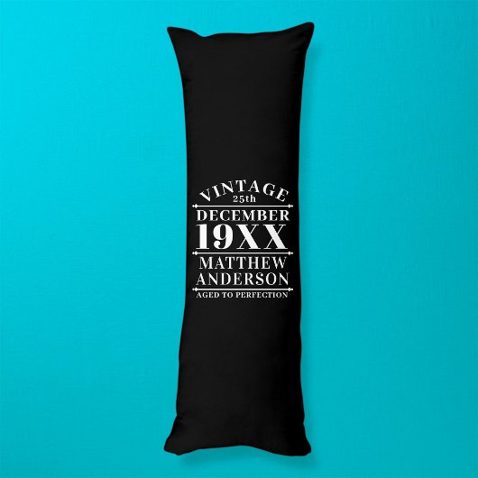 Personalisiertes Vintages Alter bis zur Perfektion Seitenschläferkissen